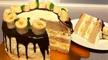 Банановый торт | Торт с бананами  на Праздник  // Banana Cake